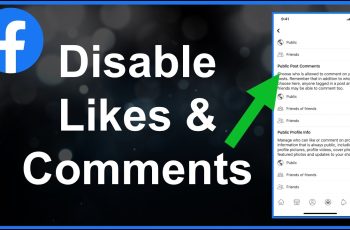 how to turn off comments on facebook