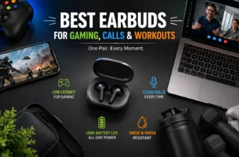 Best wireless earbuds for gaming, office calls, and workouts with low latency, clear calls, and long battery life