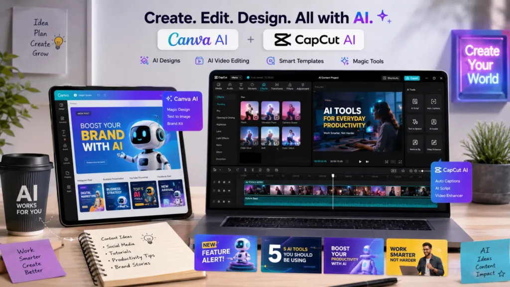 Free AI design and video creation tools for content creators